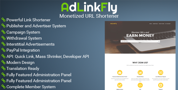 AdLinkFly v1.1.0 - скрипт сервиса коротких ссылок_0.png